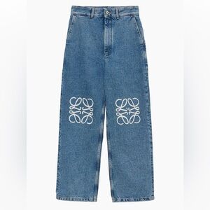 Loewe Blue Denim with Brown Leather Patch